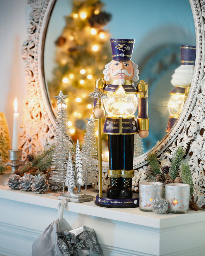 Baltimore Ravens Light Up Nutcracker FOCO - FOCO.com