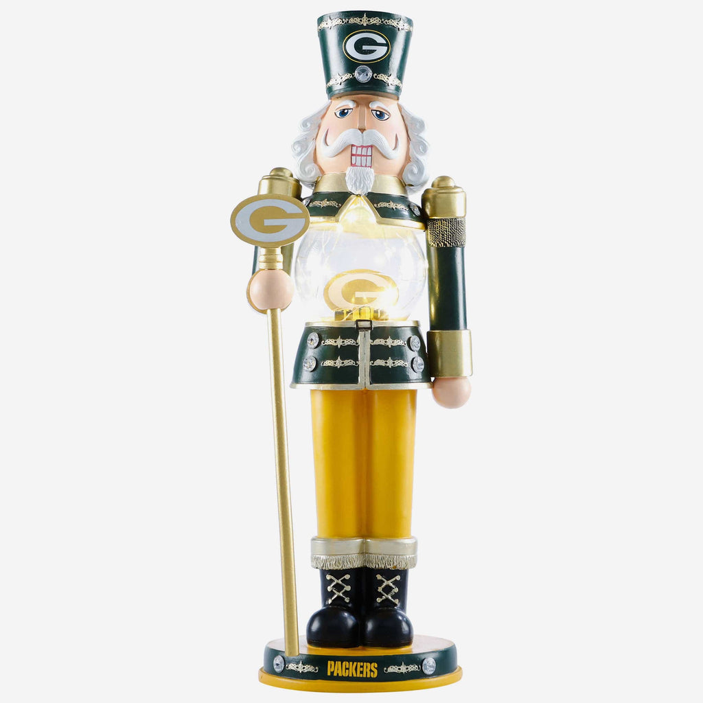 Green Bay Packers Light Up Nutcracker FOCO - FOCO.com