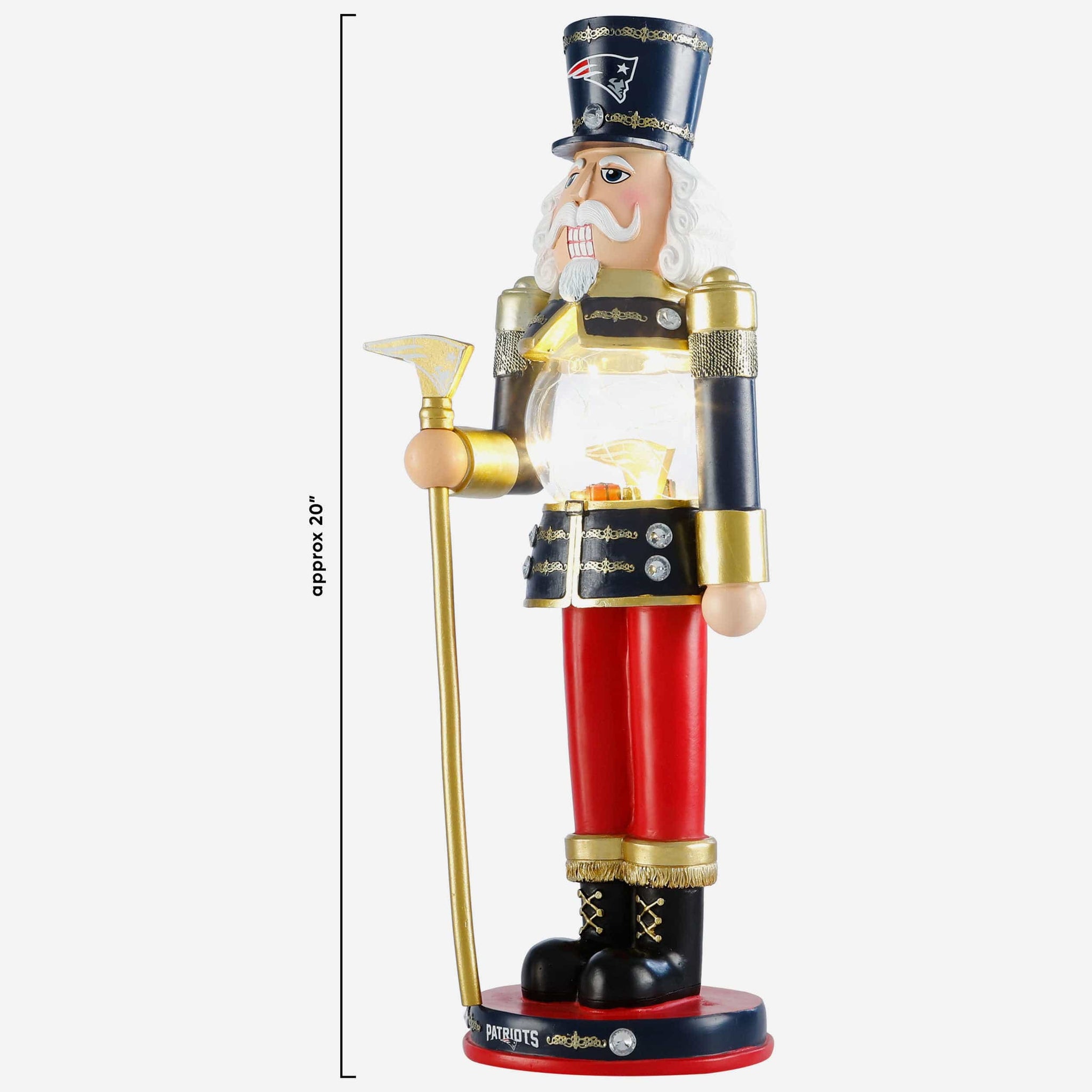 New England Patriots Holiday Nutcracker