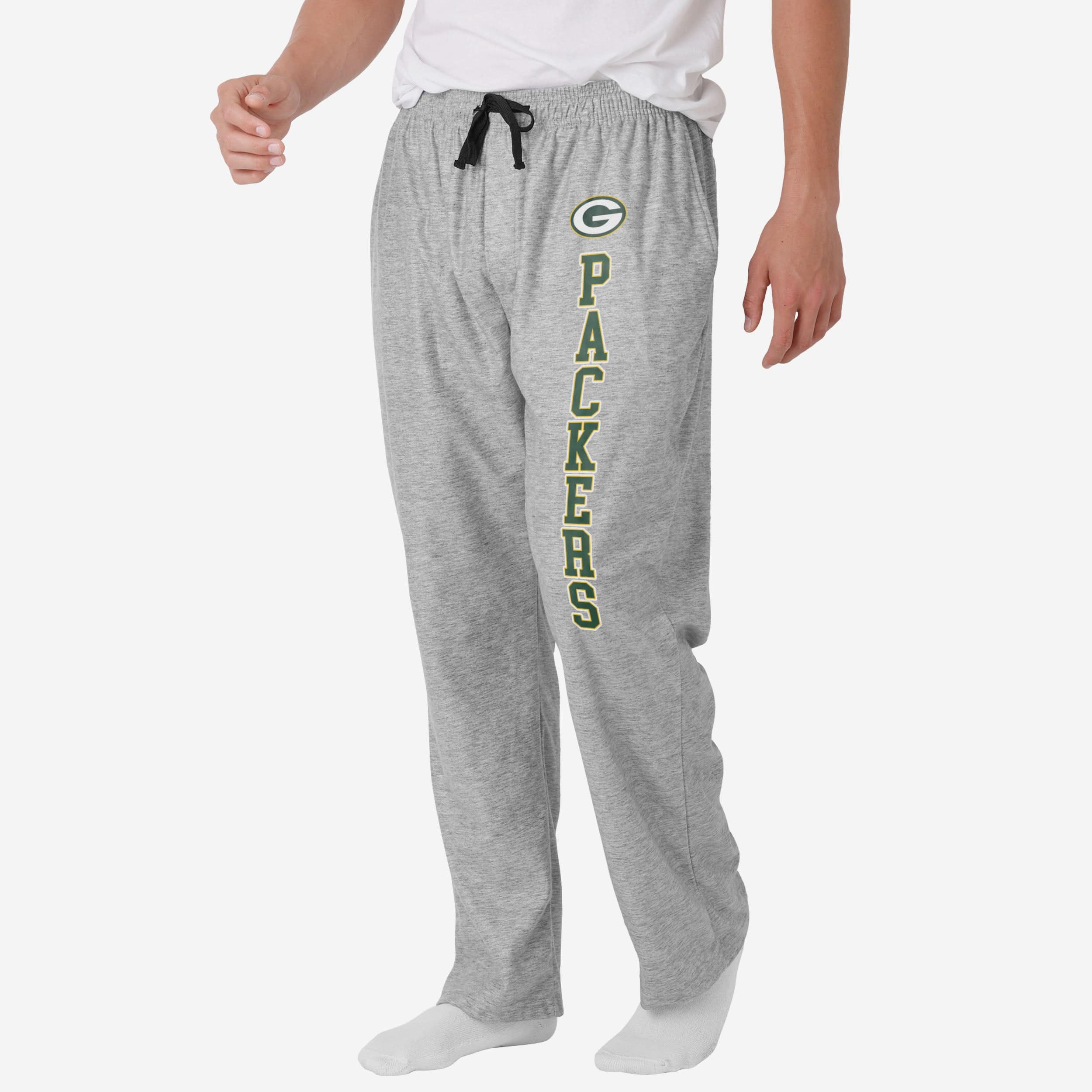 : FOCO Green Bay Packers NFL Mens Gray Woven Joggers - S :  Sports & Outdoors