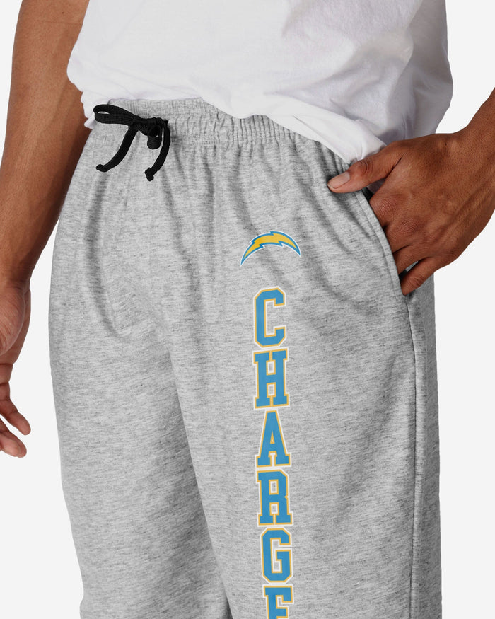 Los Angeles Chargers Athletic Gray Lounge Pants FOCO - FOCO.com