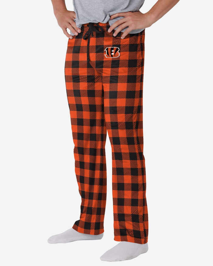 Cincinnati Bengals Buffalo Check Lounge Pants FOCO S - FOCO.com