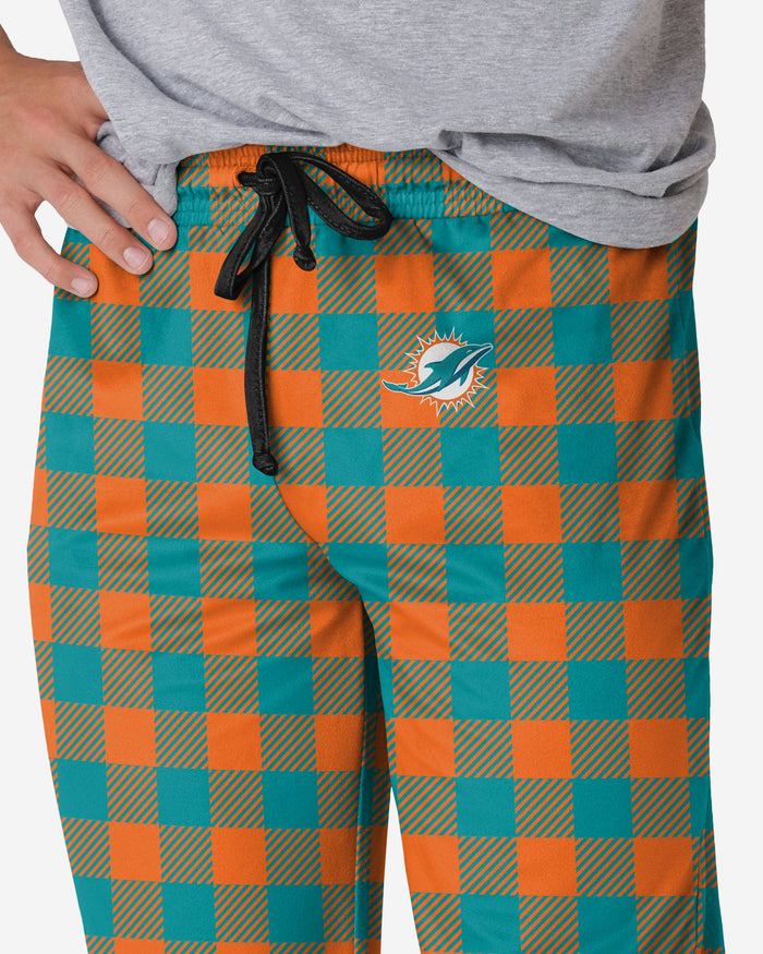 FOCO New England Patriots NFL Mens Buffalo Check Lounge Pants