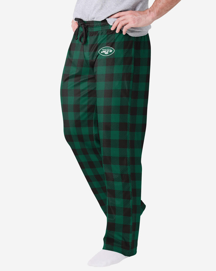 New York Jets Buffalo Check Lounge Pants FOCO S - FOCO.com