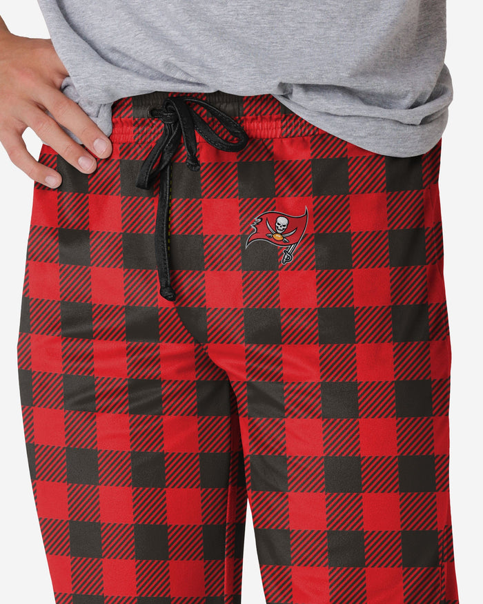 Tampa Bay Buccaneers Buffalo Check Lounge Pants FOCO - FOCO.com