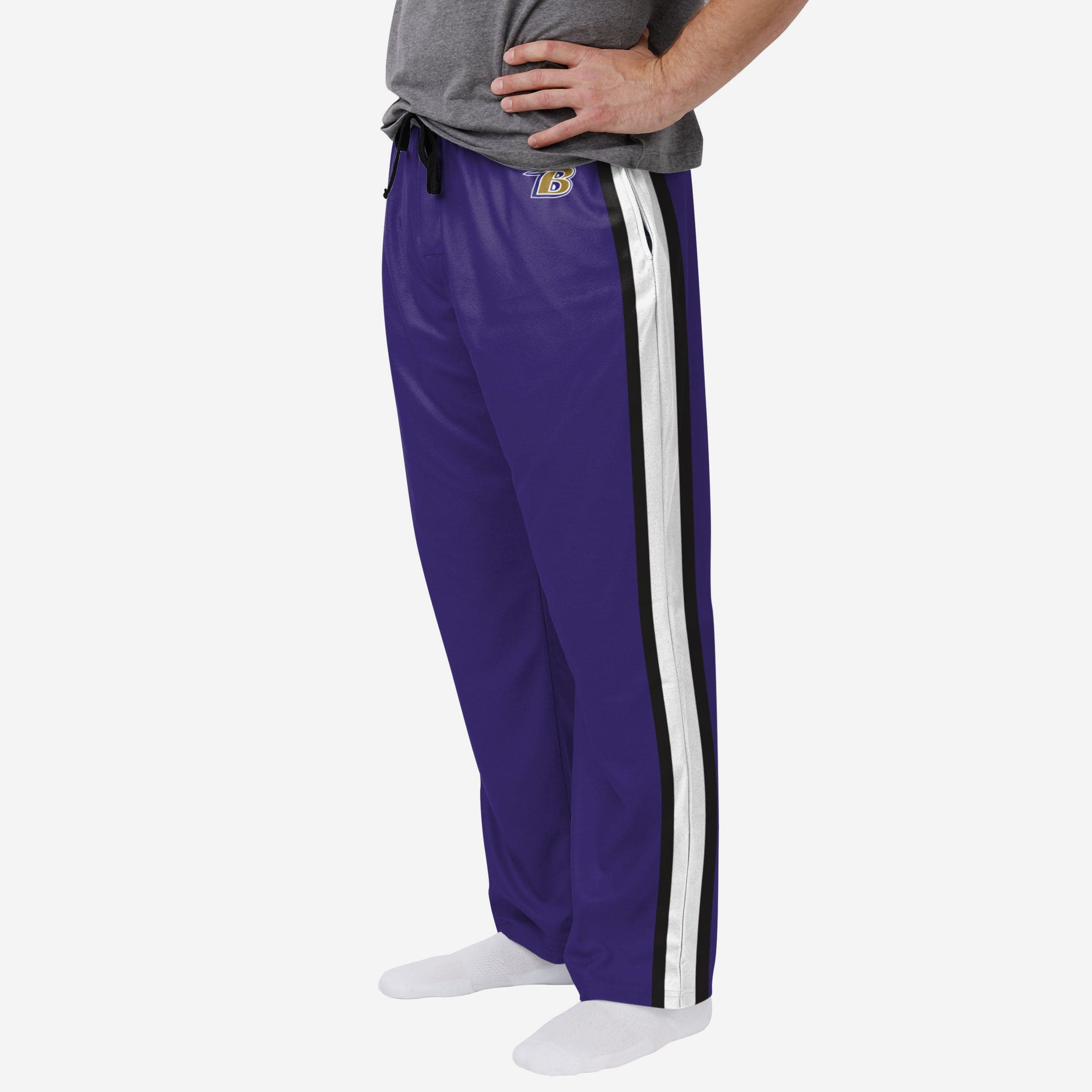 Wild Bill's Sports Apparel :: Ravens Gear :: Women's Raven FAN Gear ::  Pants & Shorts :: Baltimore Ravens Ladies Black Sweatpants