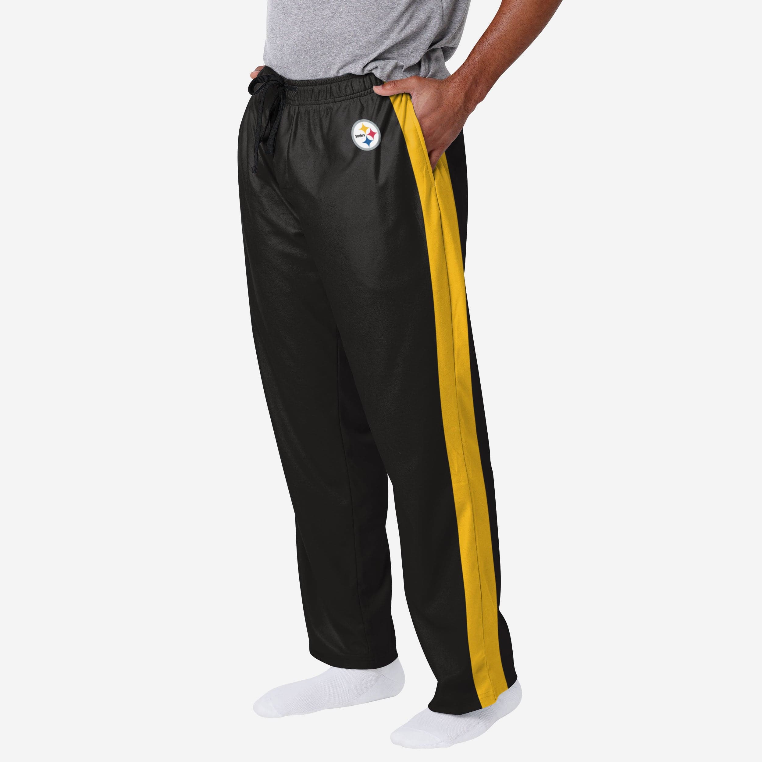 FOCO Pittsburgh Steelers Buffalo Check Lounge Pants, Mens Size: M