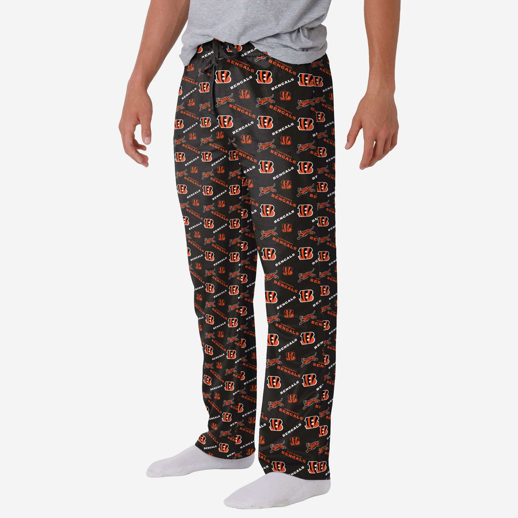 Cincinnati Bengals Repeat Print Lounge Pants FOCO S - FOCO.com