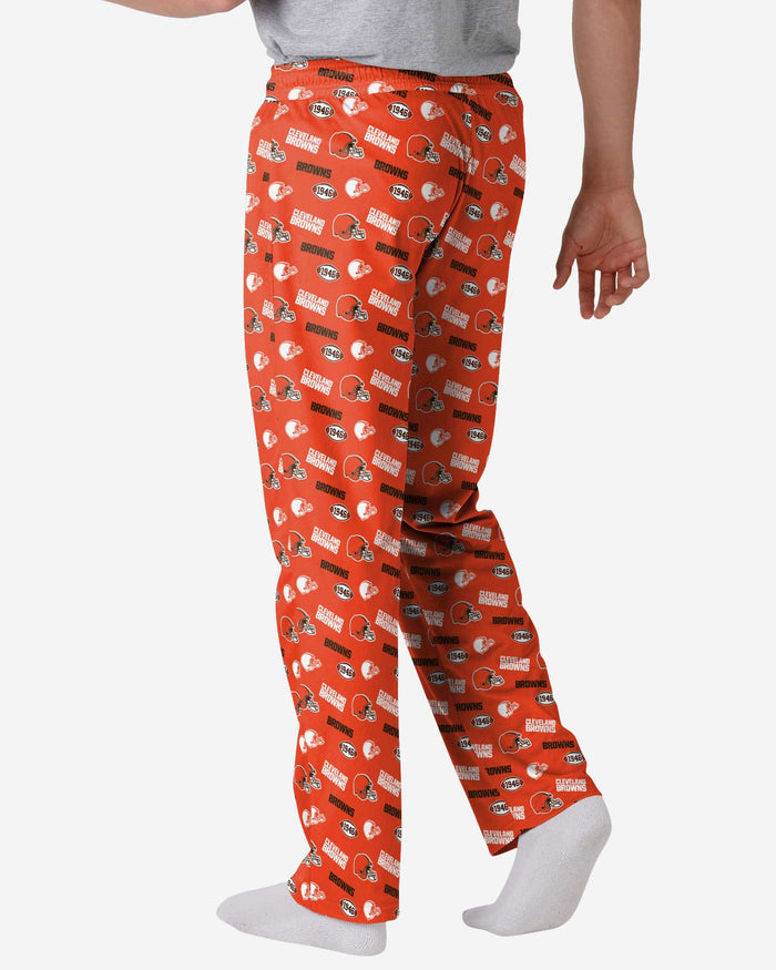 Cleveland Browns Repeat Print Lounge Pants FOCO - FOCO.com