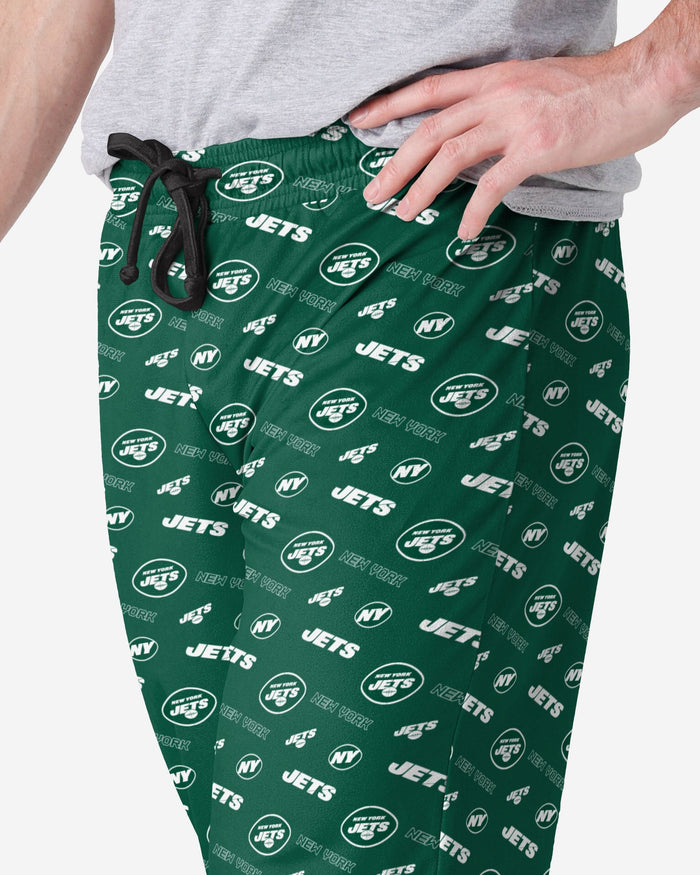 New York Jets Repeat Print Lounge Pants FOCO - FOCO.com