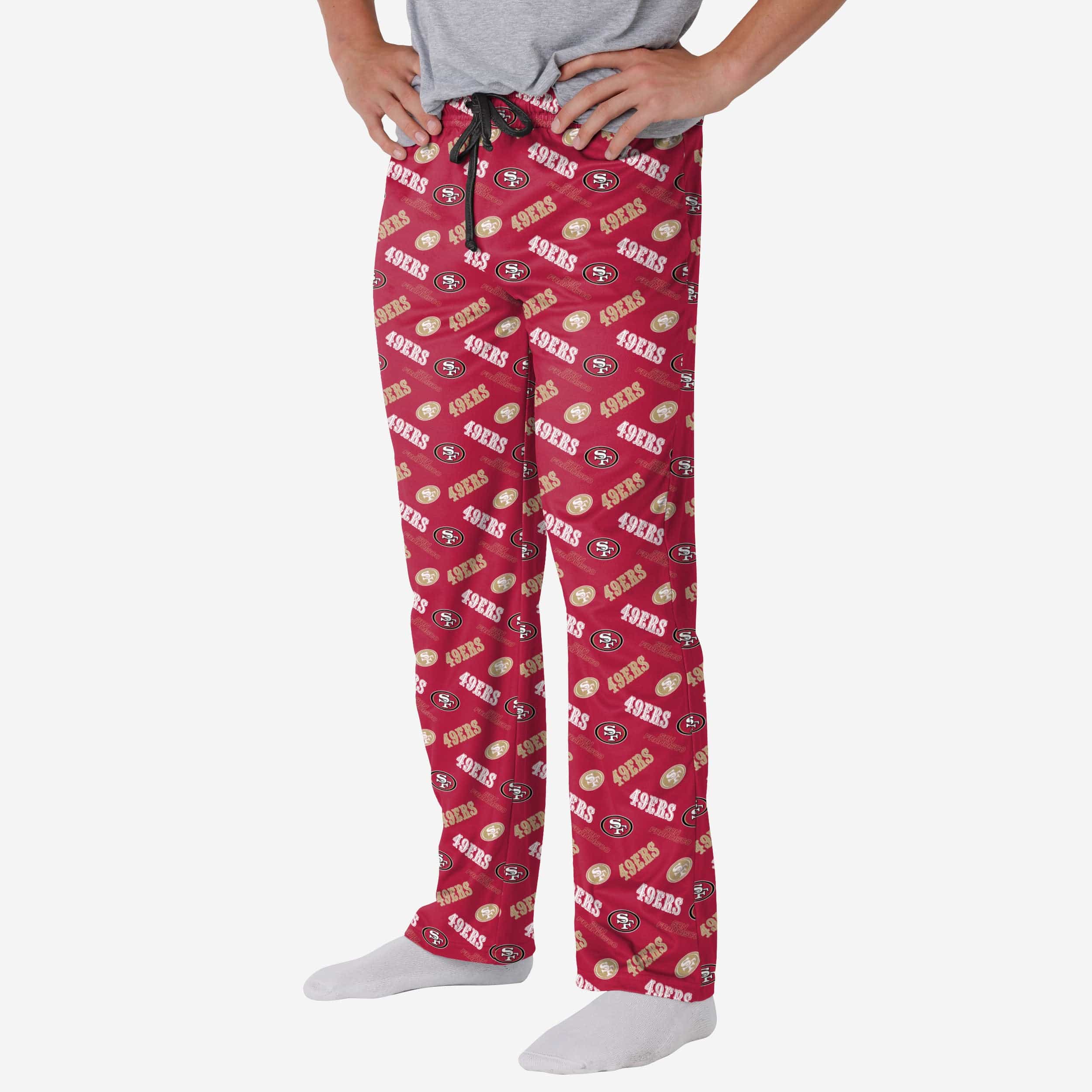 FOCO Seattle Seahawks NFL Mens Repeat Print Lounge Pants - L