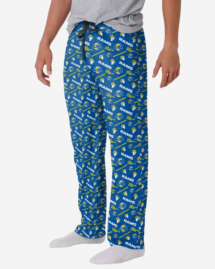 Los Angeles Rams Repeat Print Lounge Pants FOCO S - FOCO.com