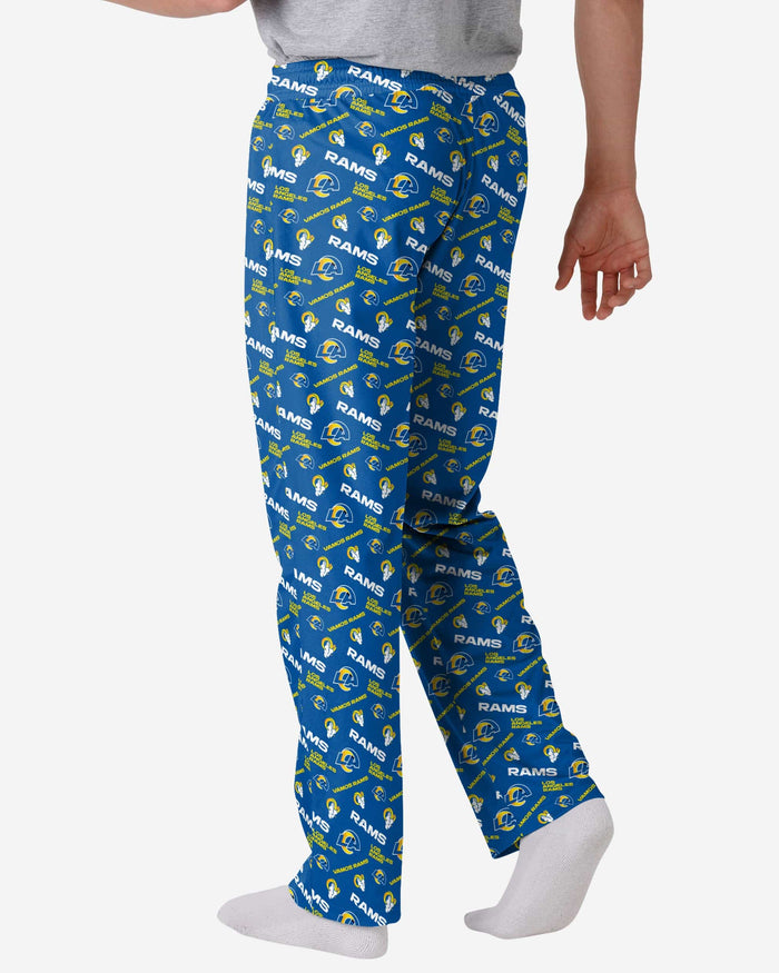 Los Angeles Rams Repeat Print Lounge Pants FOCO - FOCO.com