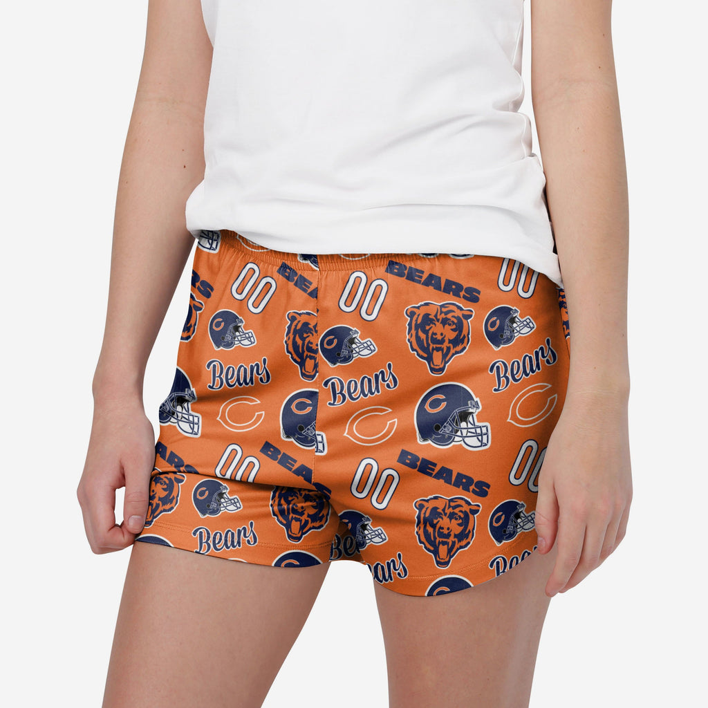 Chicago Bears Womens Gameday Ready Lounge Shorts FOCO S - FOCO.com