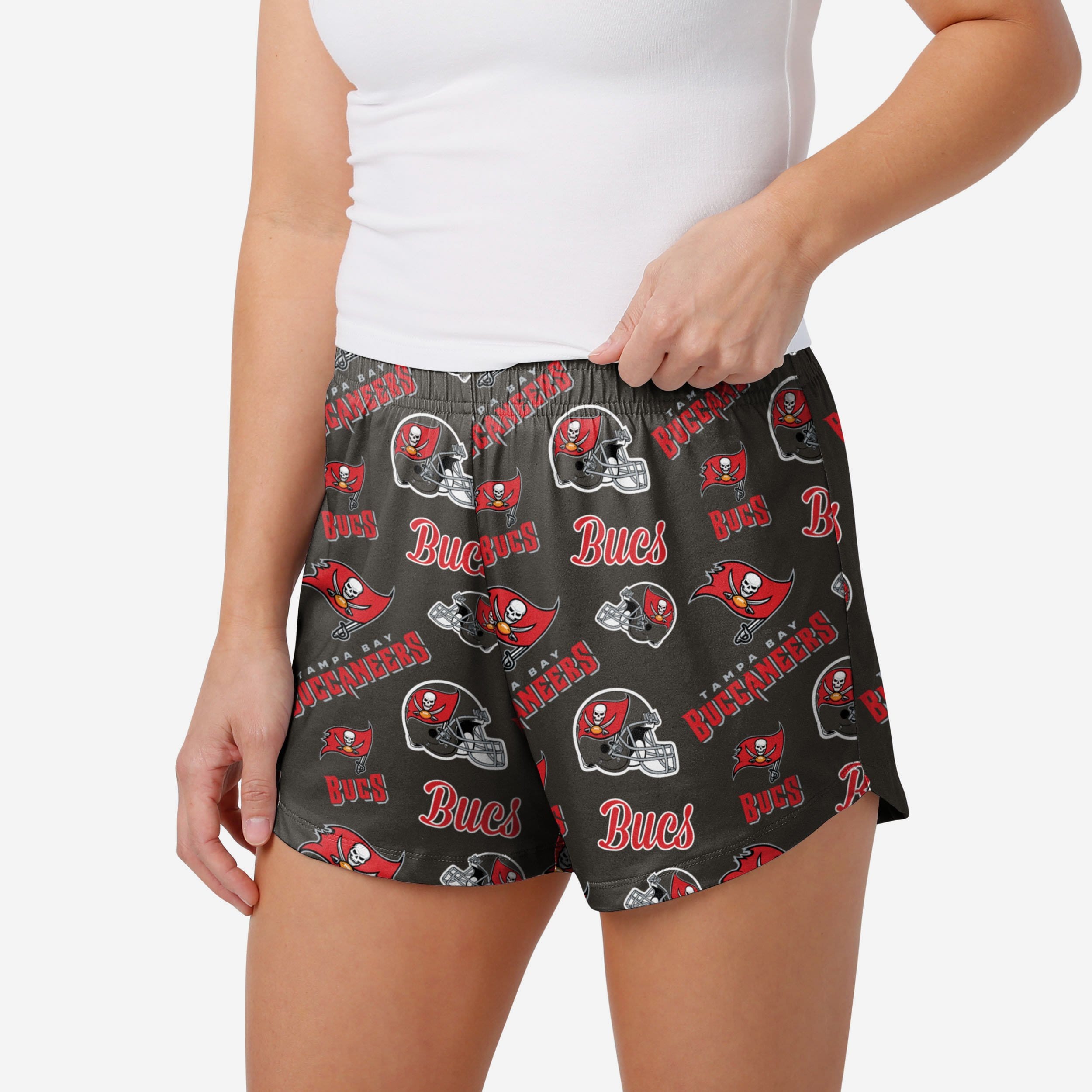 FOCO Tampa Bay Buccaneers NFL Womens Gameday Ready Lounge Shorts