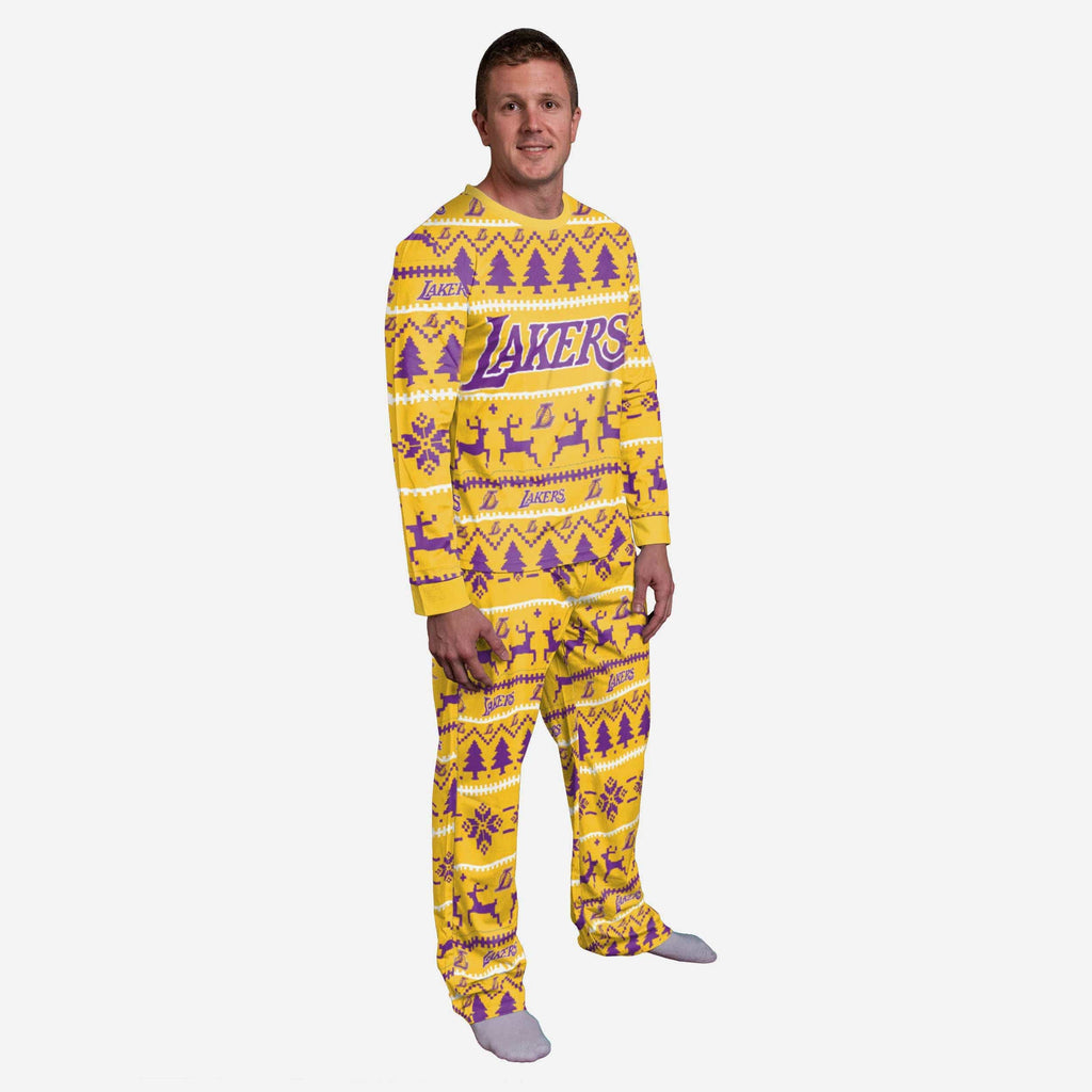 Los Angeles Lakers Family Holiday Pajamas FOCO S - FOCO.com