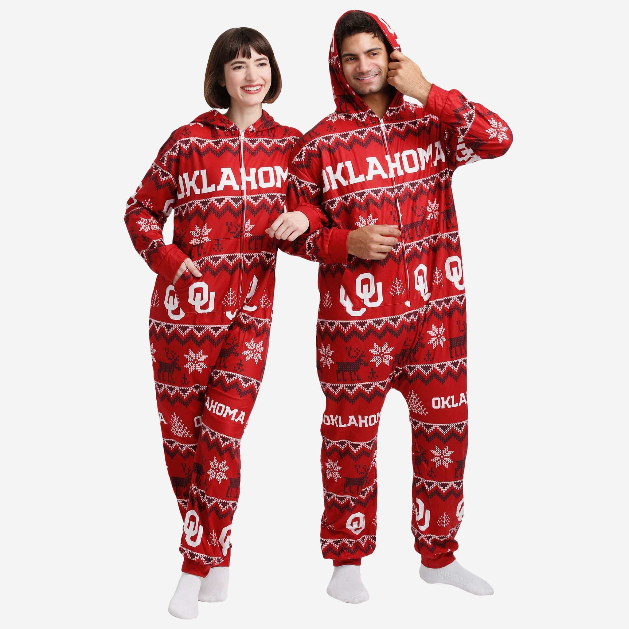 Cowboys Hooded Uni-Sex Adults One Piece PJ's