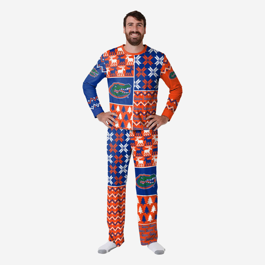 Florida Gators Mens Busy Block Family Holiday Pajamas FOCO S - FOCO.com