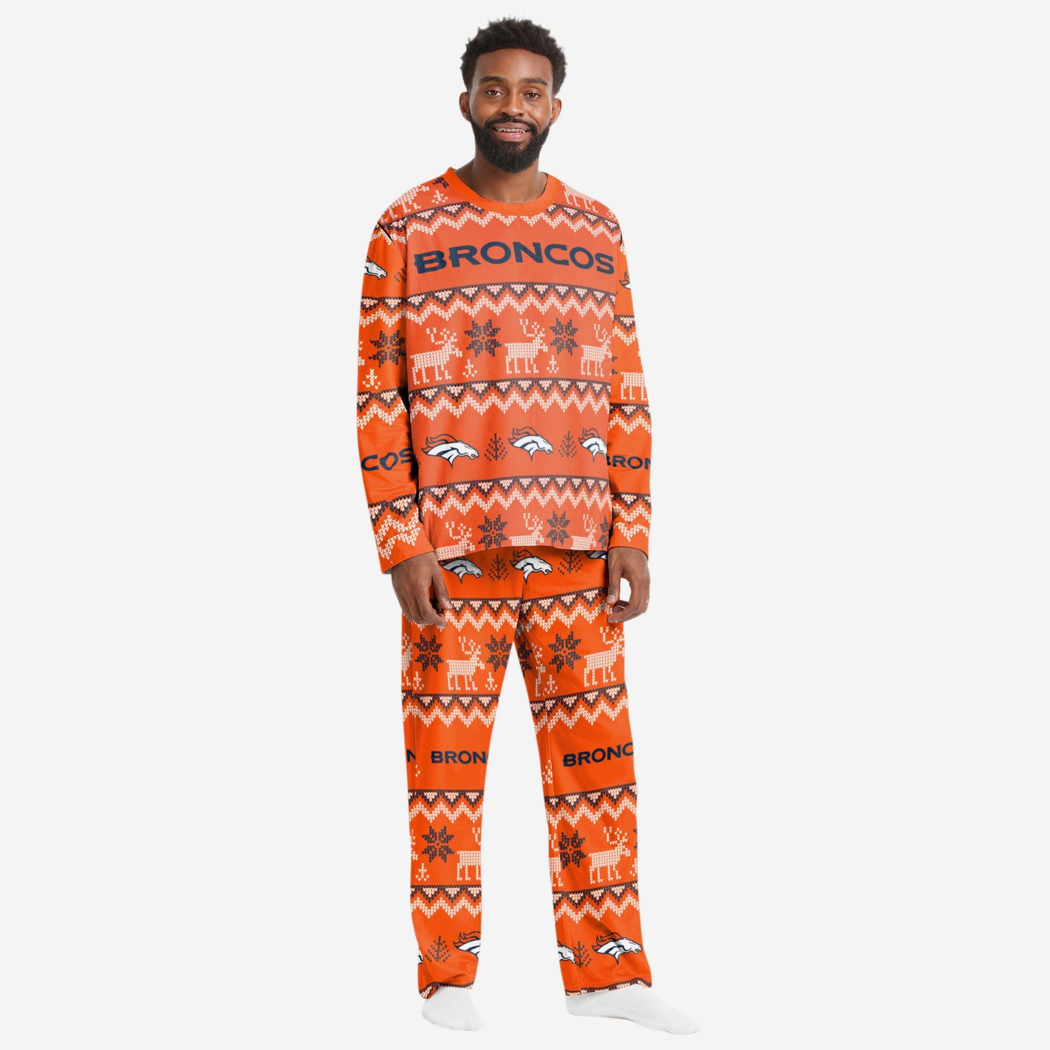 FOCO Denver Broncos NFL Mens Gameday Ready Lounge Pants