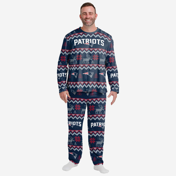 FOCO New England Patriots NFL Mens Buffalo Check Lounge Pants