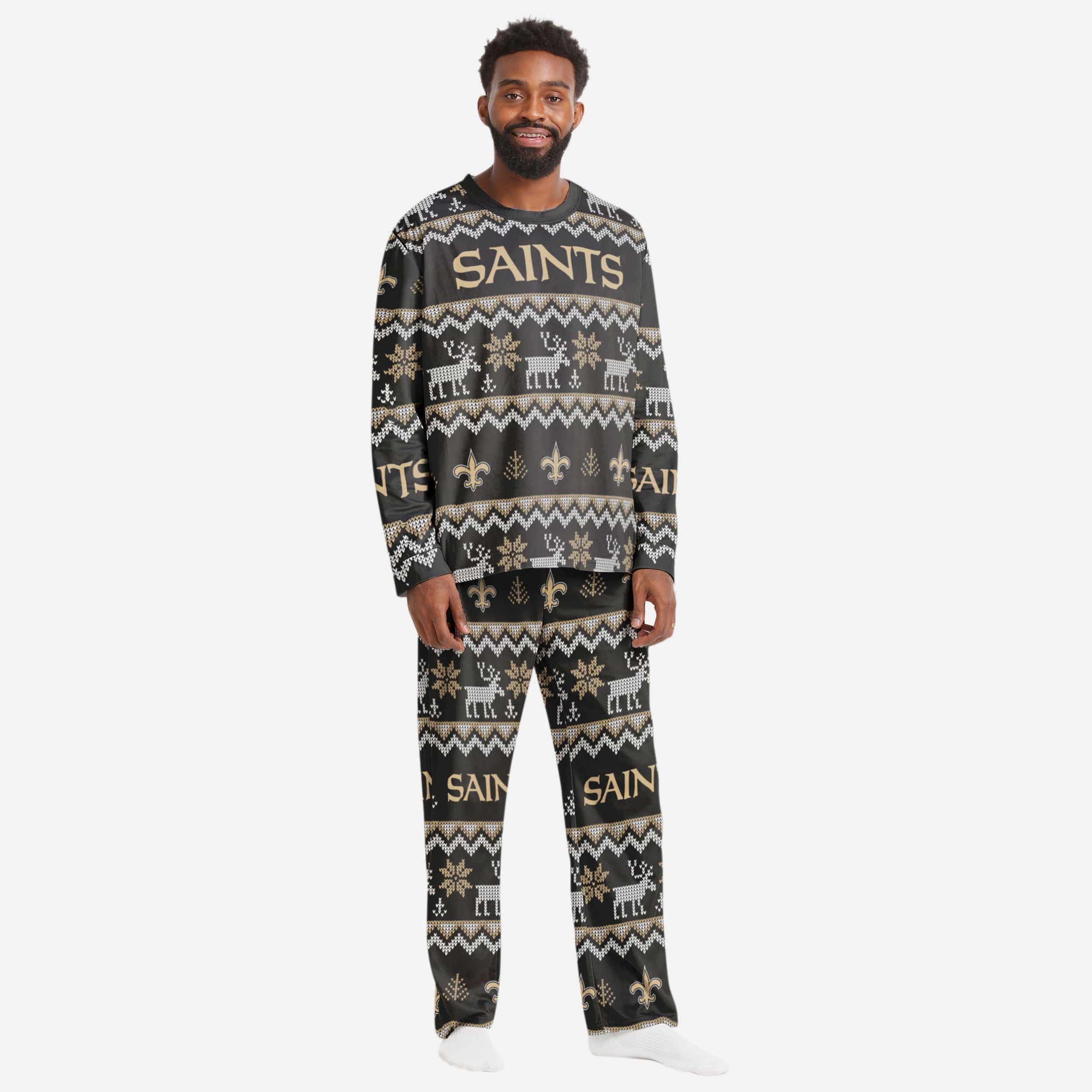 New Orleans Saints Who Dat Geaux Saints Pajamas Set - Growkoc