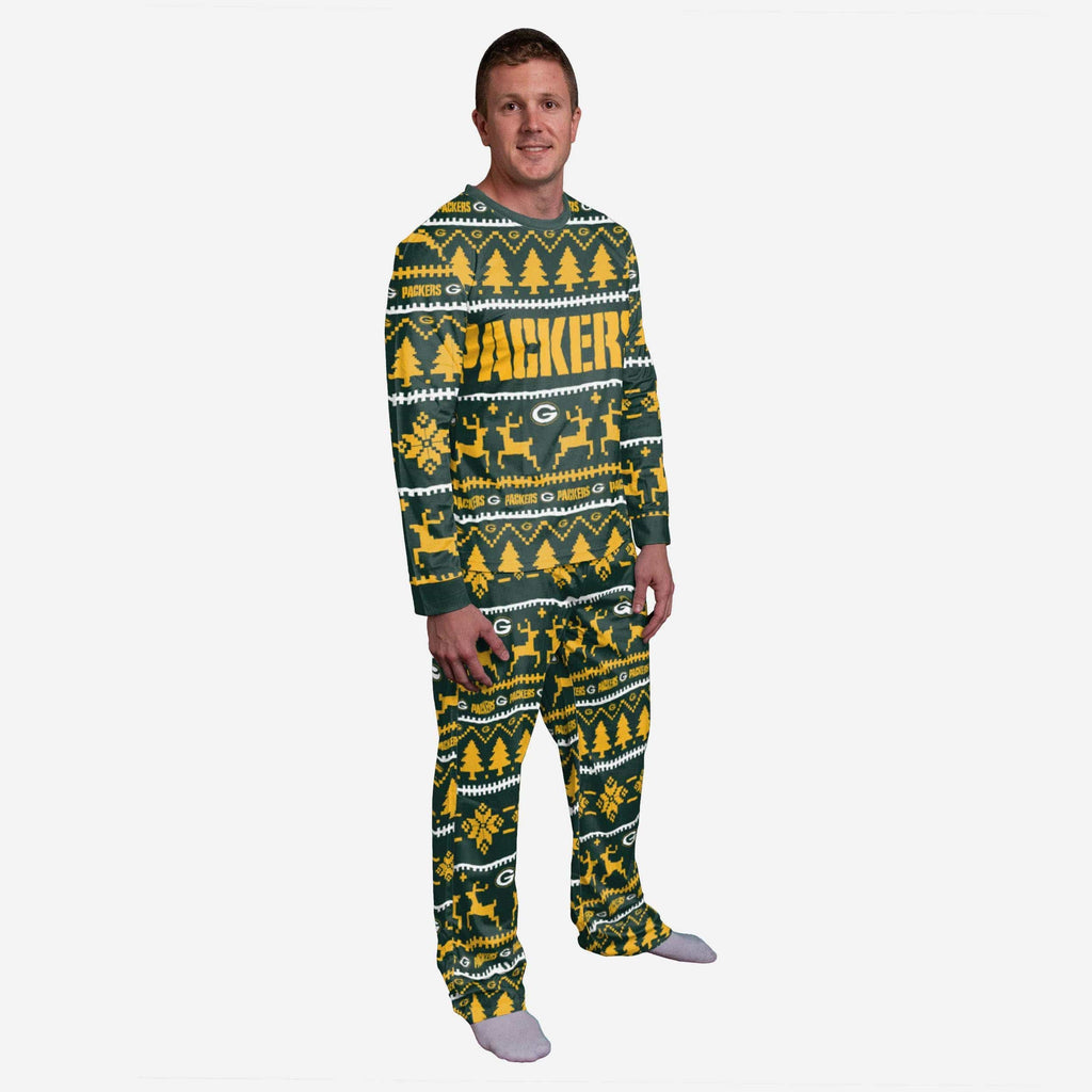 Green Bay Packers Family Holiday Pajamas FOCO S - FOCO.com