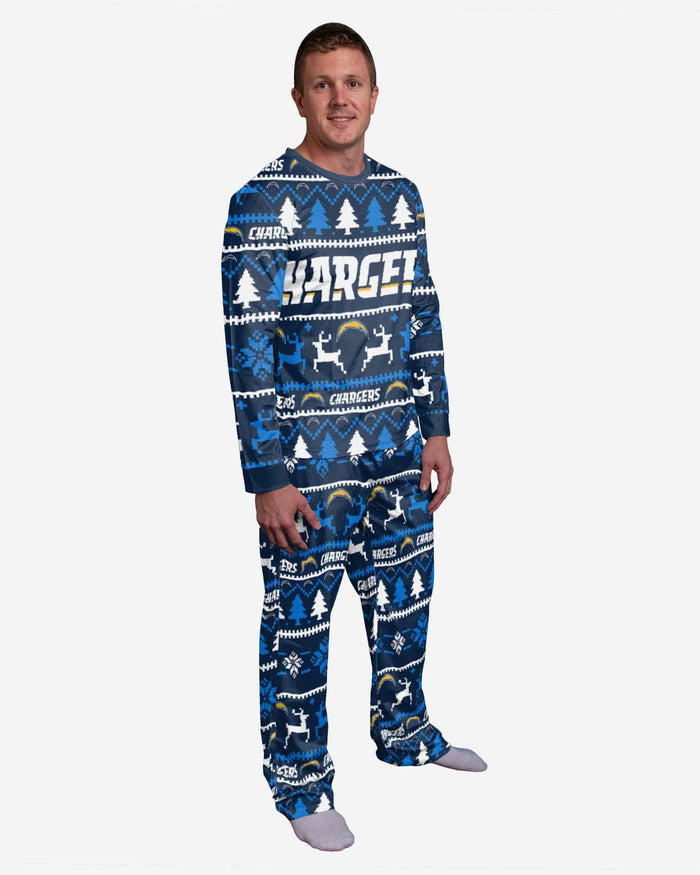 Los Angeles Chargers Family Holiday Pajamas FOCO S - FOCO.com