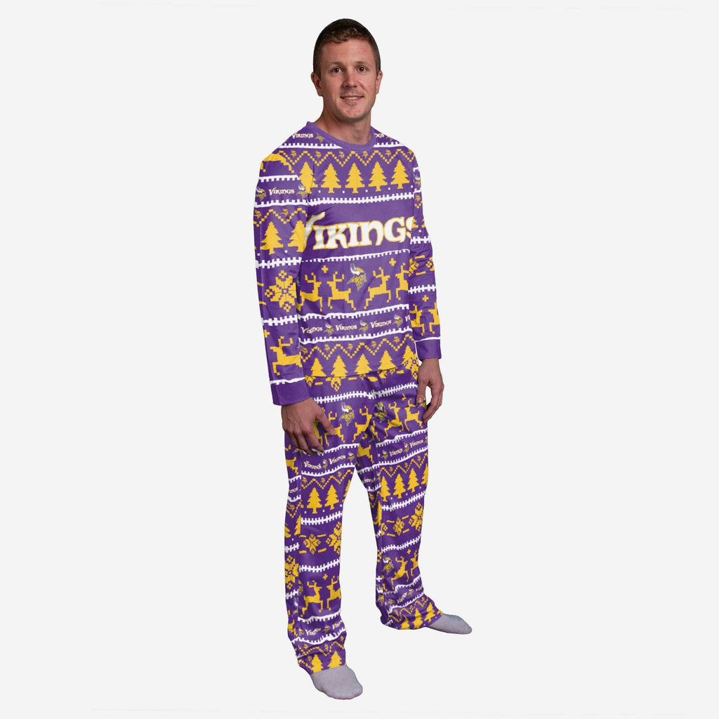 Minnesota Vikings Family Holiday Pajamas FOCO S - FOCO.com