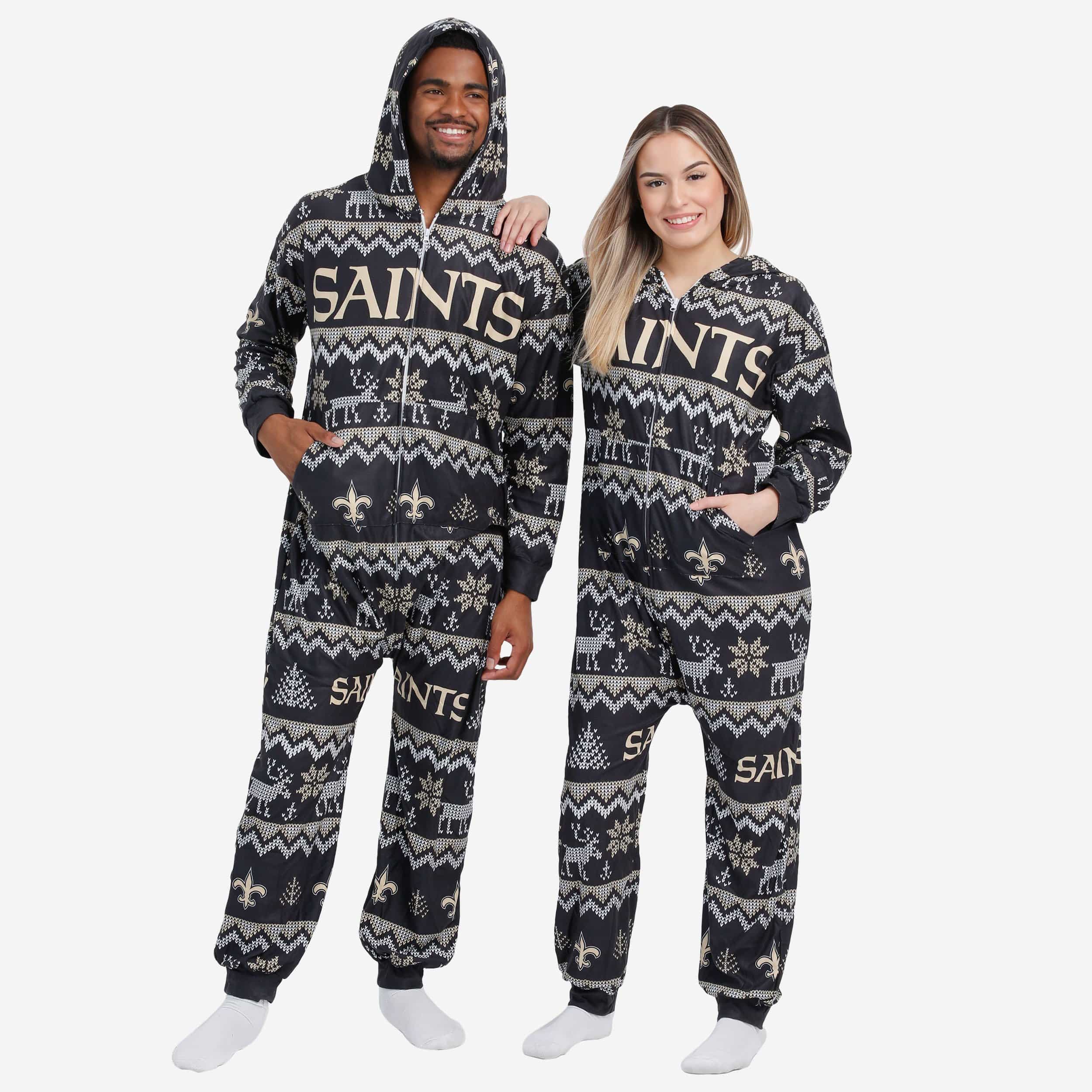 New Orleans Saints Youth All Over Print Pajamas 21 / L