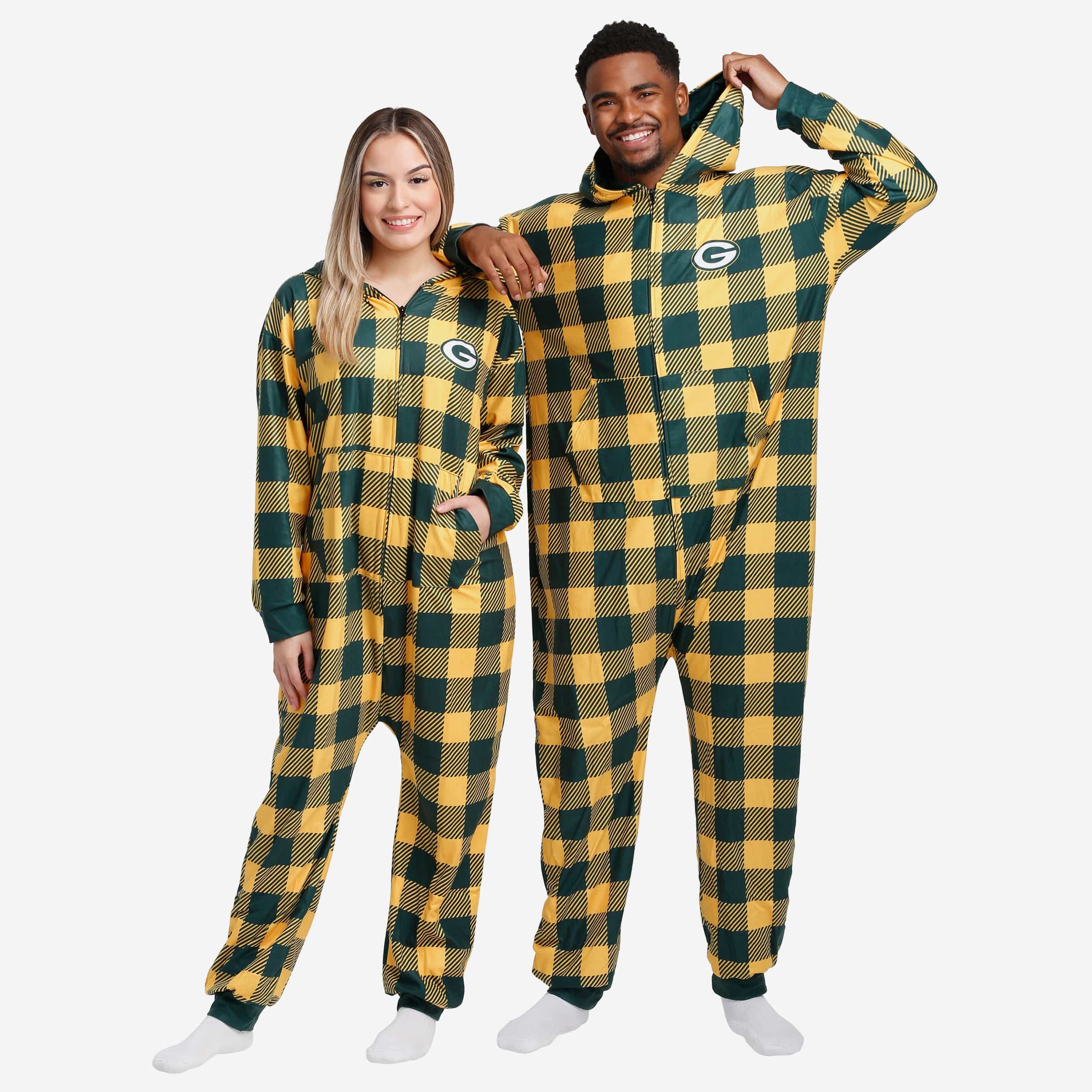 FOCO Green Bay Packers Women's Green Ugly Pajamas Set