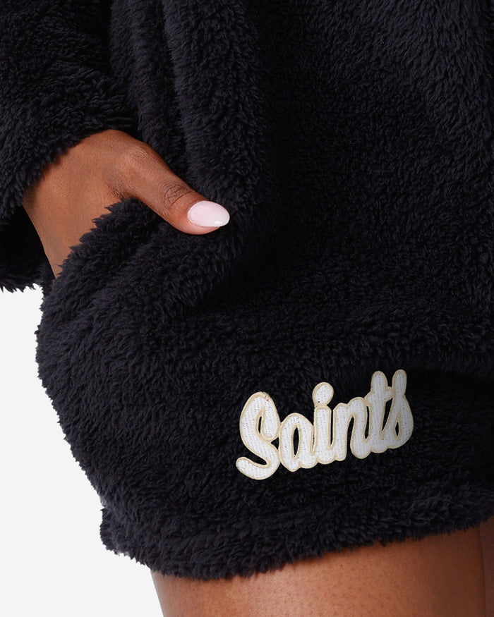 New Orleans Saints Womens Short Cozy One Piece Pajamas FOCO - FOCO.com