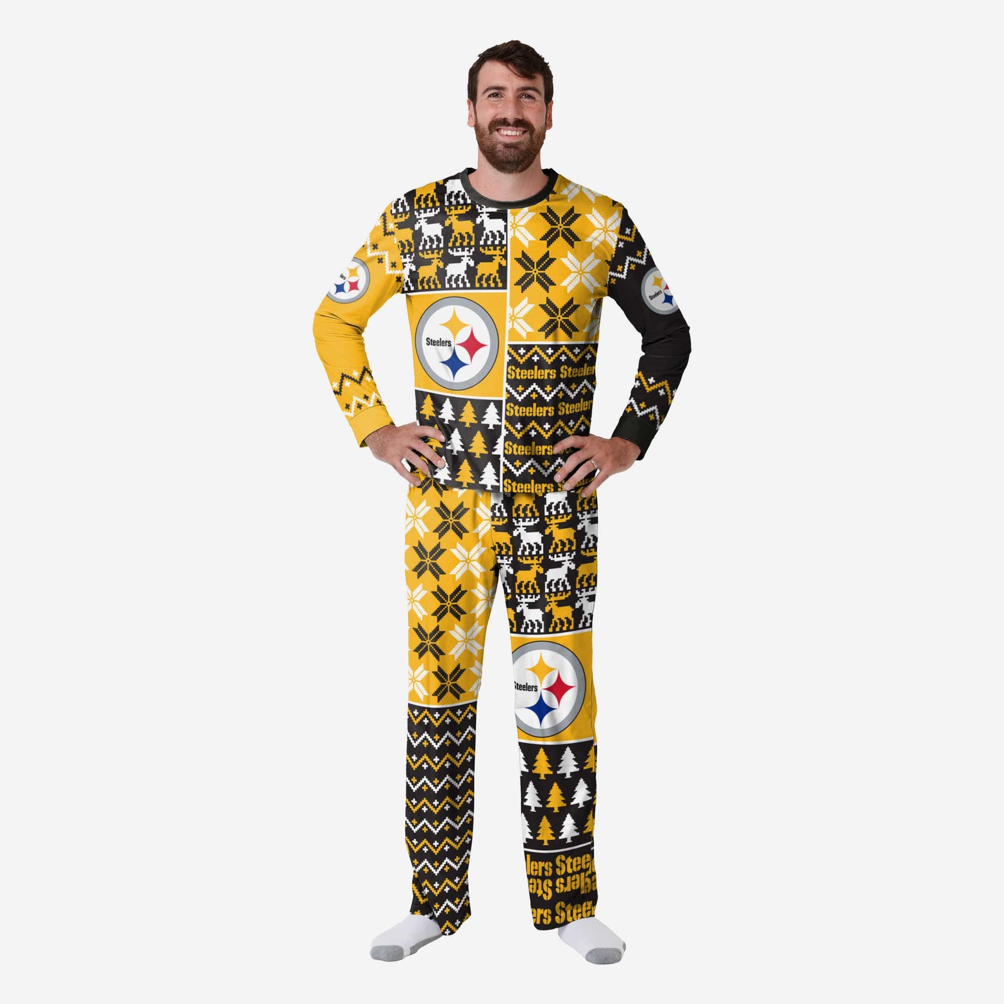 FOCO Pittsburgh Steelers NFL Mens Gameday Ready Lounge Pants