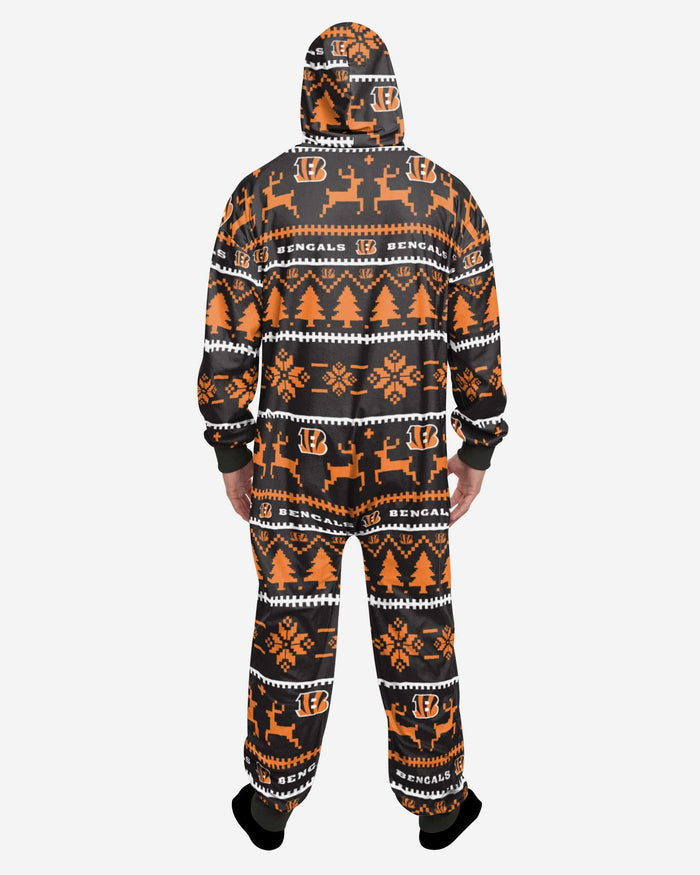 Cincinnati Bengals Holiday One Piece Pajamas FOCO - FOCO.com