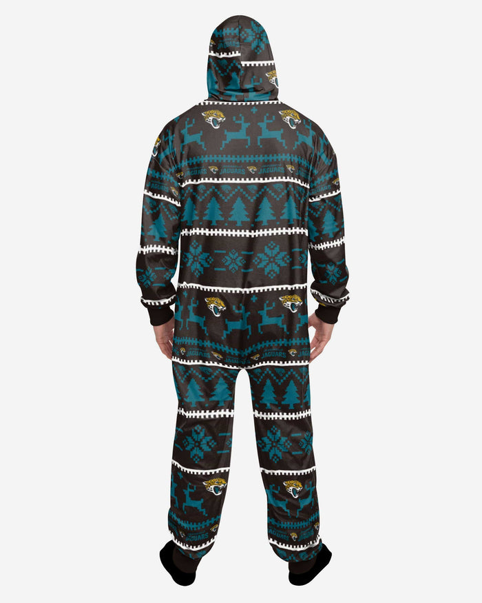 Jacksonville Jaguars Holiday One Piece Pajamas FOCO - FOCO.com