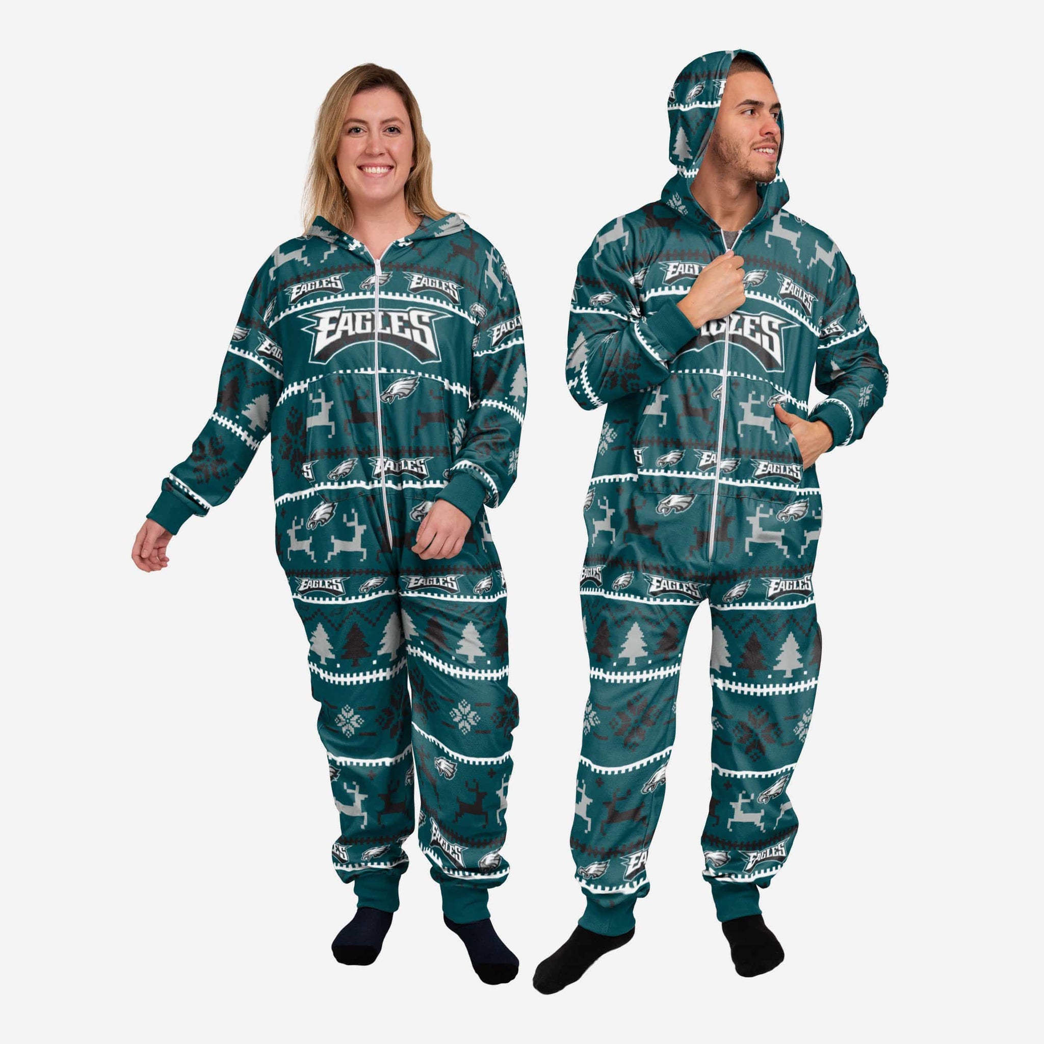 Philadelphia Eagles Gameday Ready One Piece Pajamas FOCO