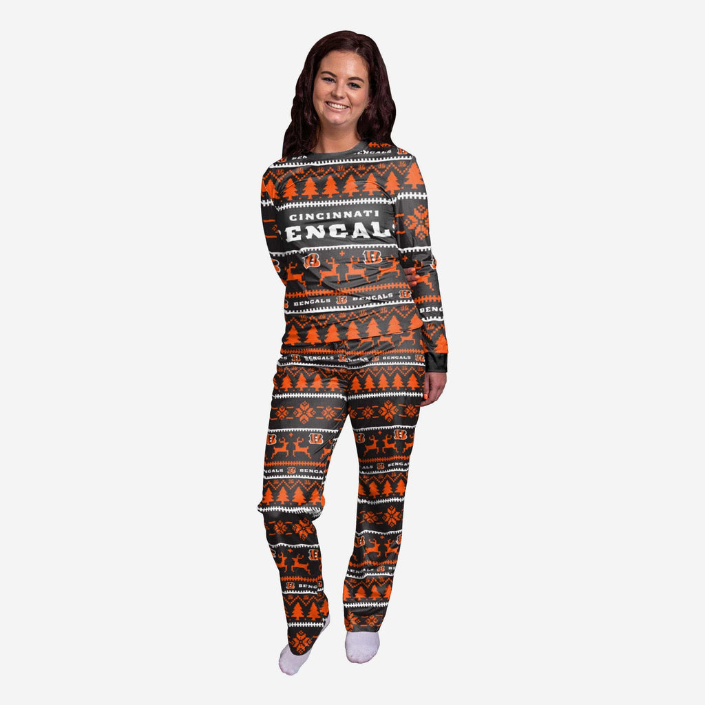 Cincinnati Bengals Womens Family Holiday Pajamas FOCO S - FOCO.com