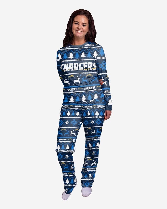 Los Angeles Chargers Womens Family Holiday Pajamas FOCO S - FOCO.com