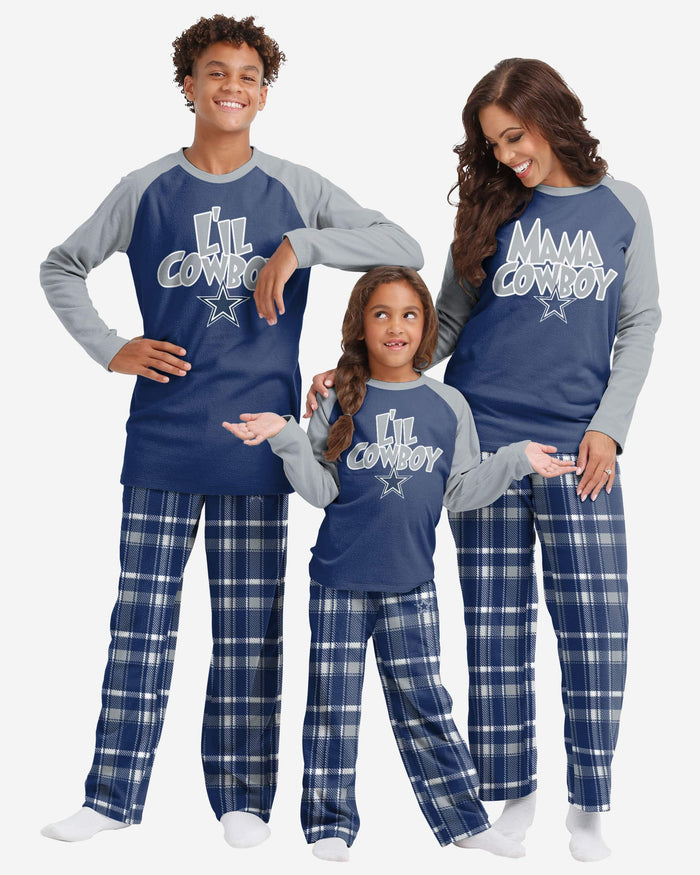 Dallas Cowboys Womens Plaid Family Holiday Pajamas FOCO