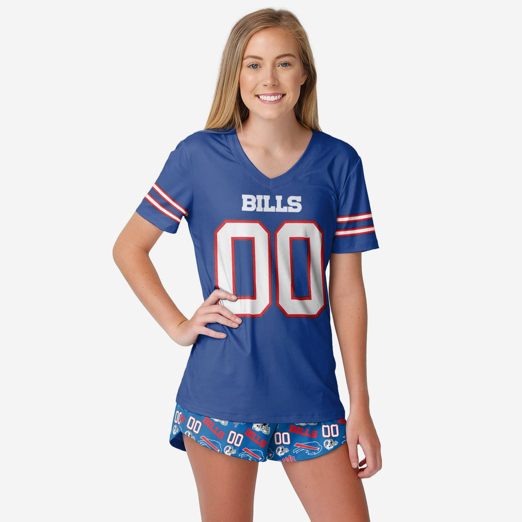 Buffalo Bills Womens Gameday Ready Pajama Set FOCO S - FOCO.com