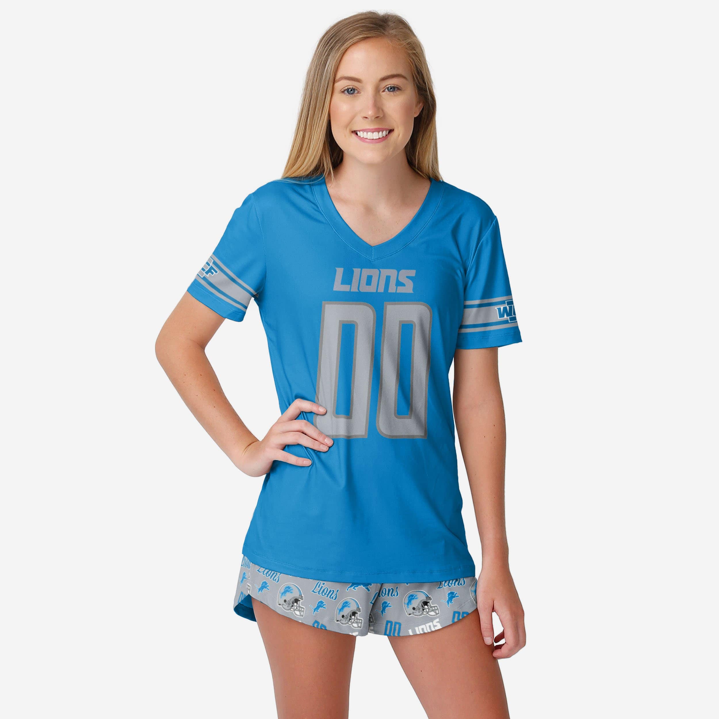 Detroit Lions NFL Mens Gameday Ready Pajama Set