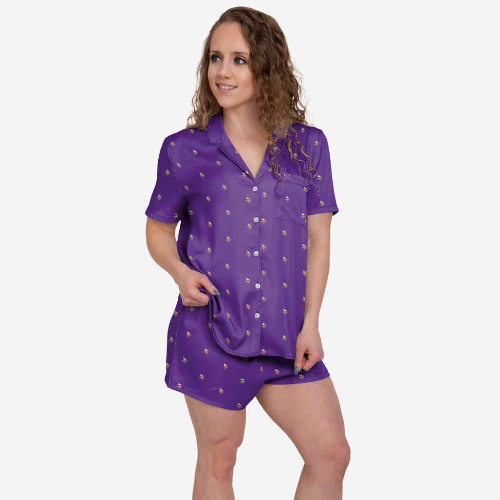 Minnesota Vikings Womens Team Dream Pajama Set FOCO S - FOCO.com