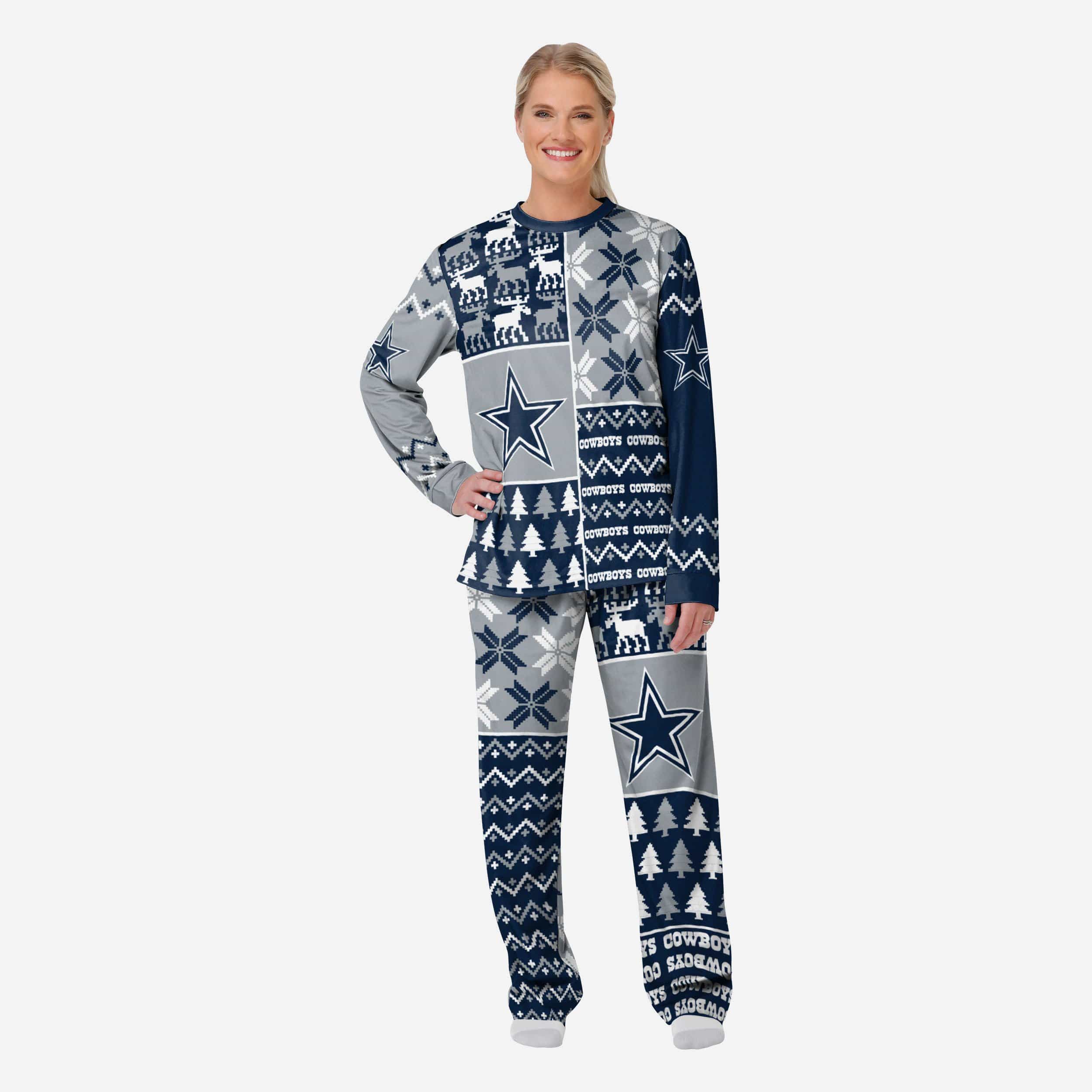 : FOCO Dallas Cowboys NFL Family Holiday Pajamas - Womens - S :  Sports & Outdoors