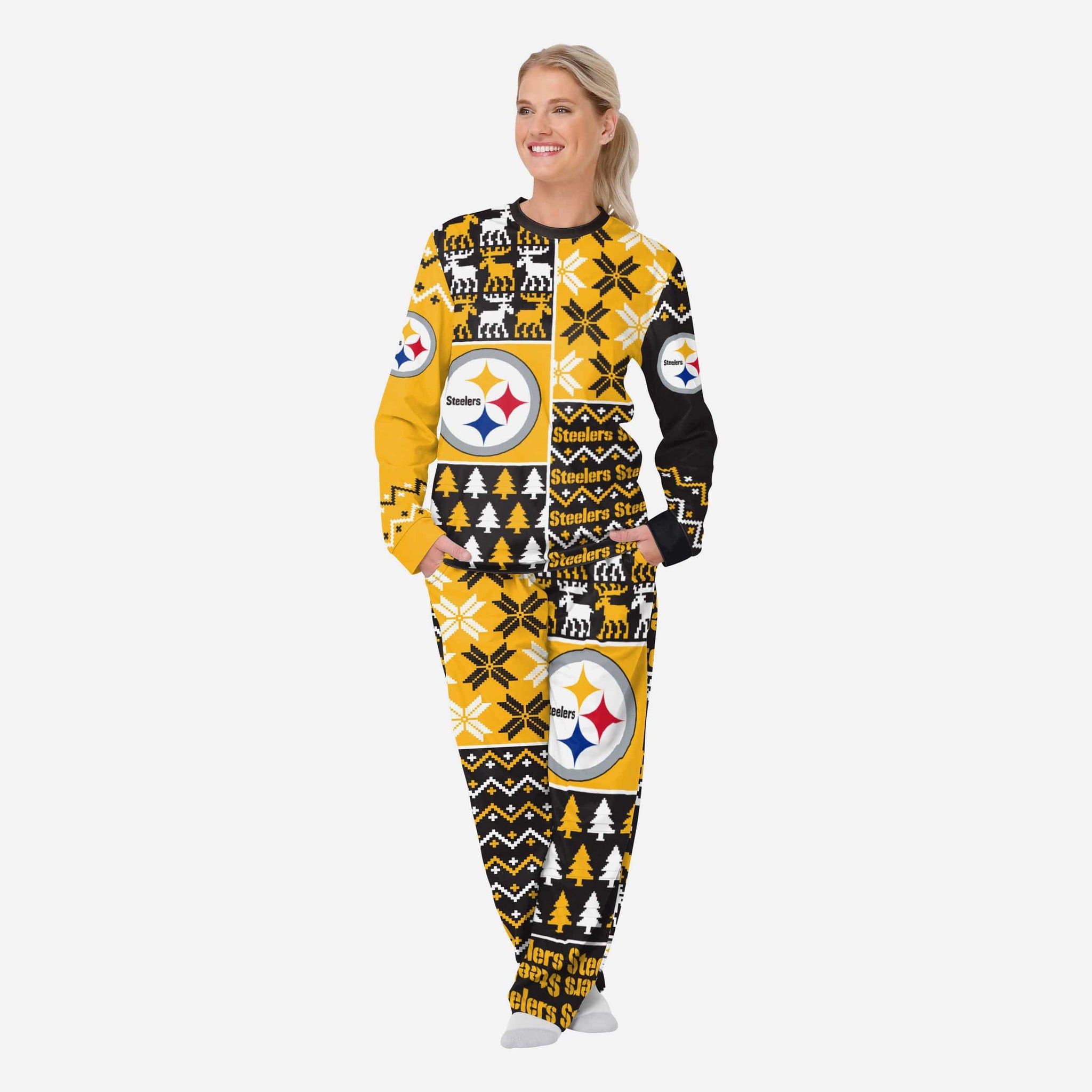 Pittsburgh Steelers Women's Slide Sleepwear Set