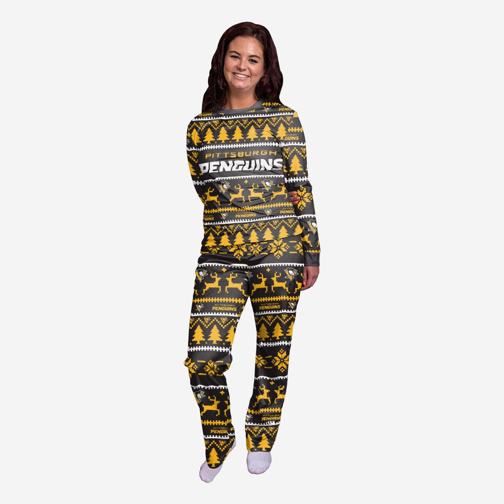 Pittsburgh Penguins Womens Family Holiday Pajamas FOCO S - FOCO.com