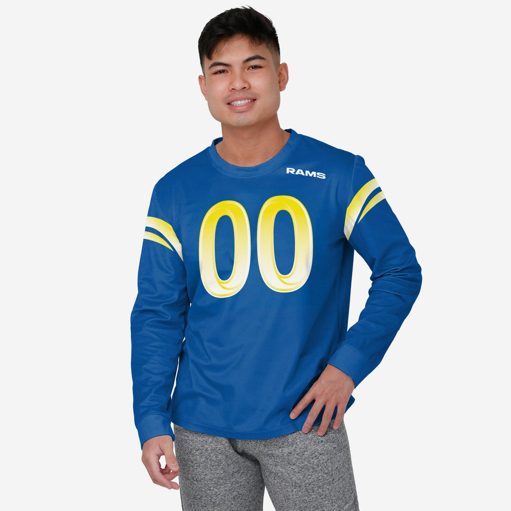 Los Angeles Rams Gameday Ready Lounge Shirt FOCO S - FOCO.com