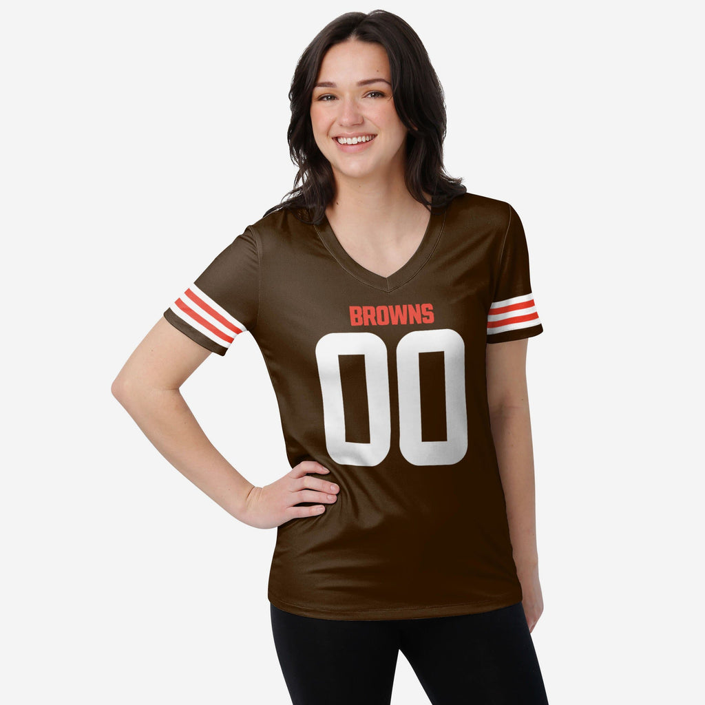 Cleveland Browns Womens Gameday Ready Lounge Shirt FOCO S - FOCO.com