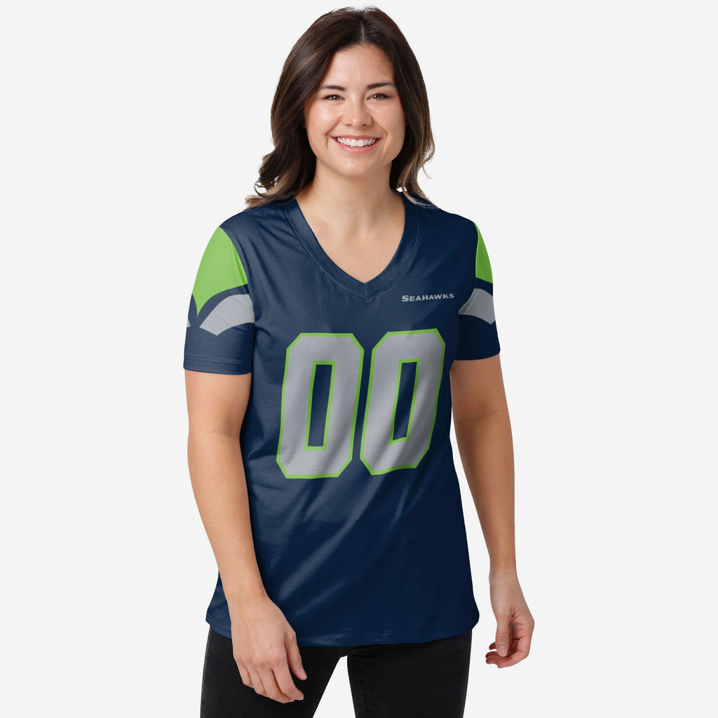 Seattle Seahawks Womens Gameday Ready Lounge Shirt FOCO S - FOCO.com