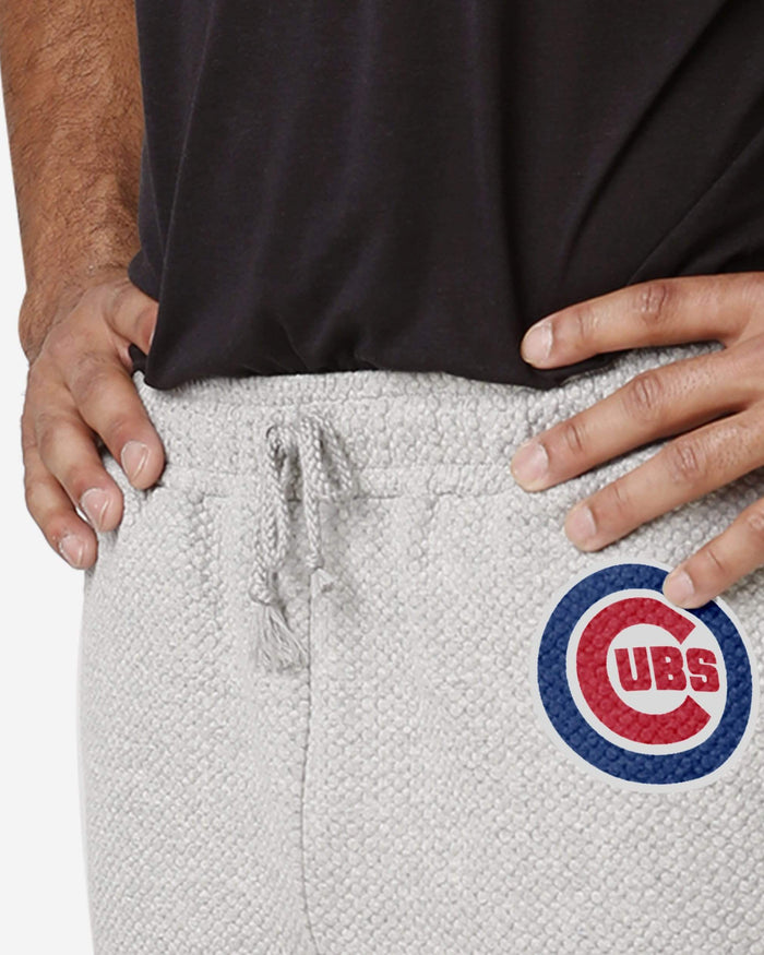 Chicago Cubs Gray Woven Joggers FOCO - FOCO.com