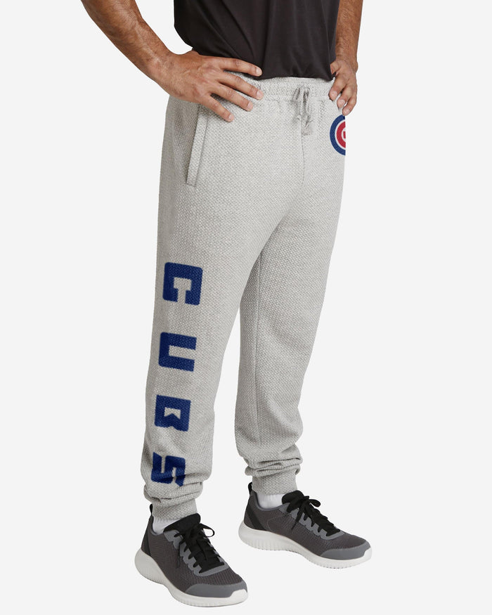 Chicago Cubs Gray Woven Joggers FOCO S - FOCO.com