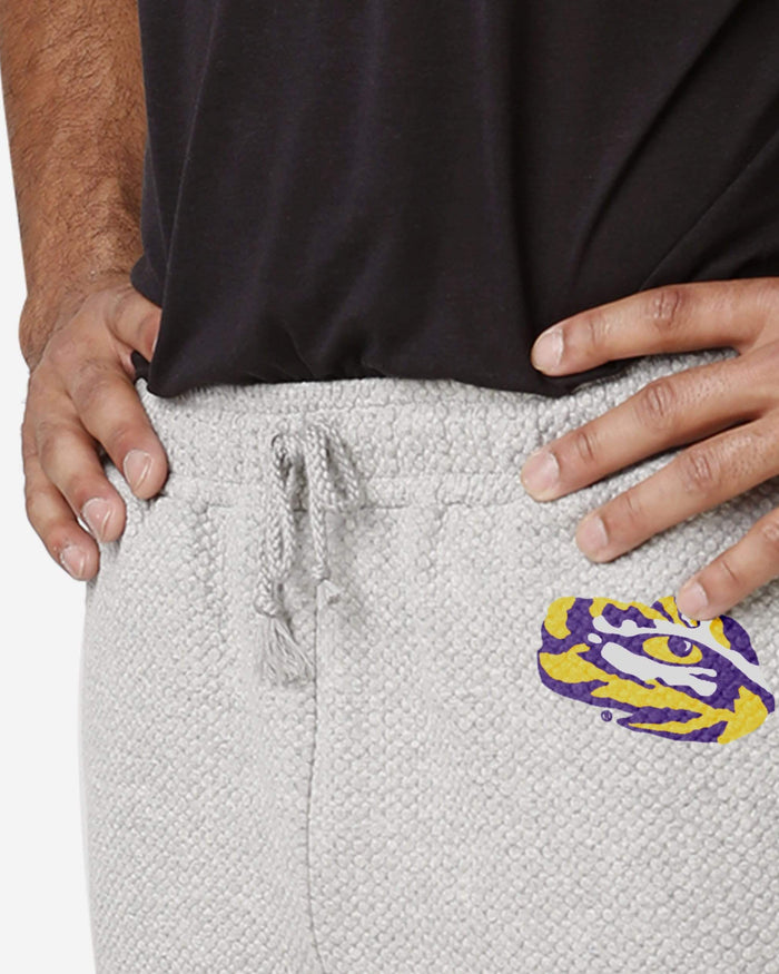 LSU Tigers Gray Woven Joggers FOCO - FOCO.com